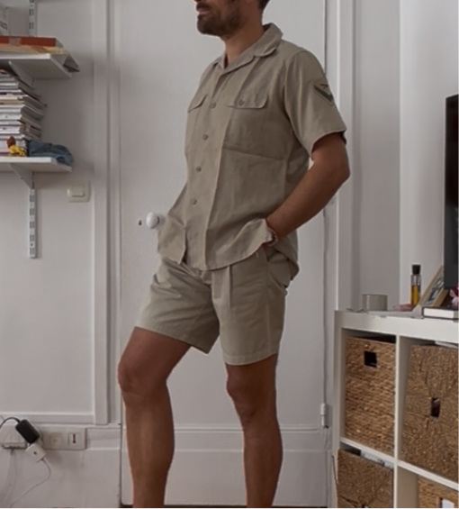 Us 50’s tropical military shirt 